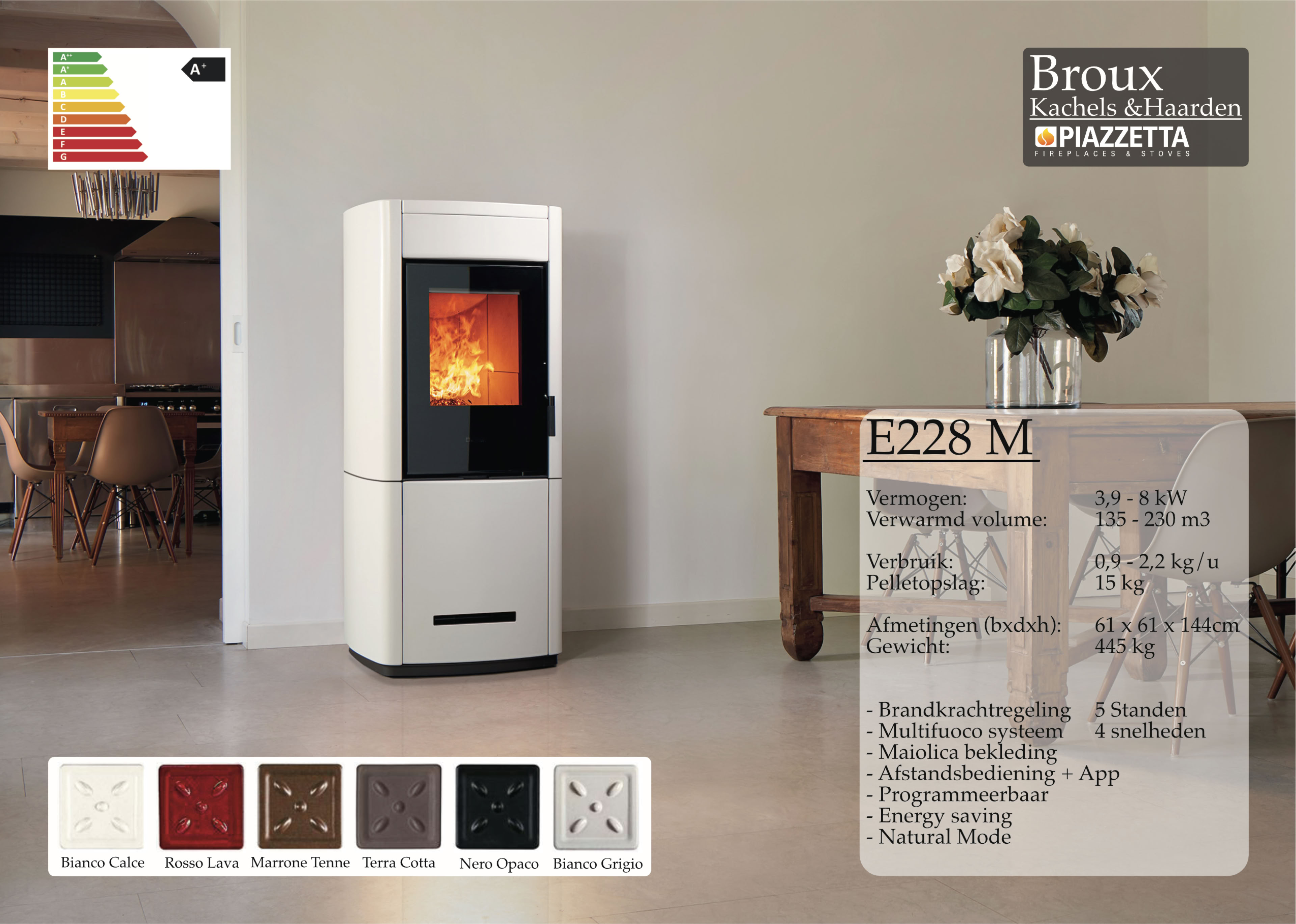 Hybride kachel Piazzetta E228M