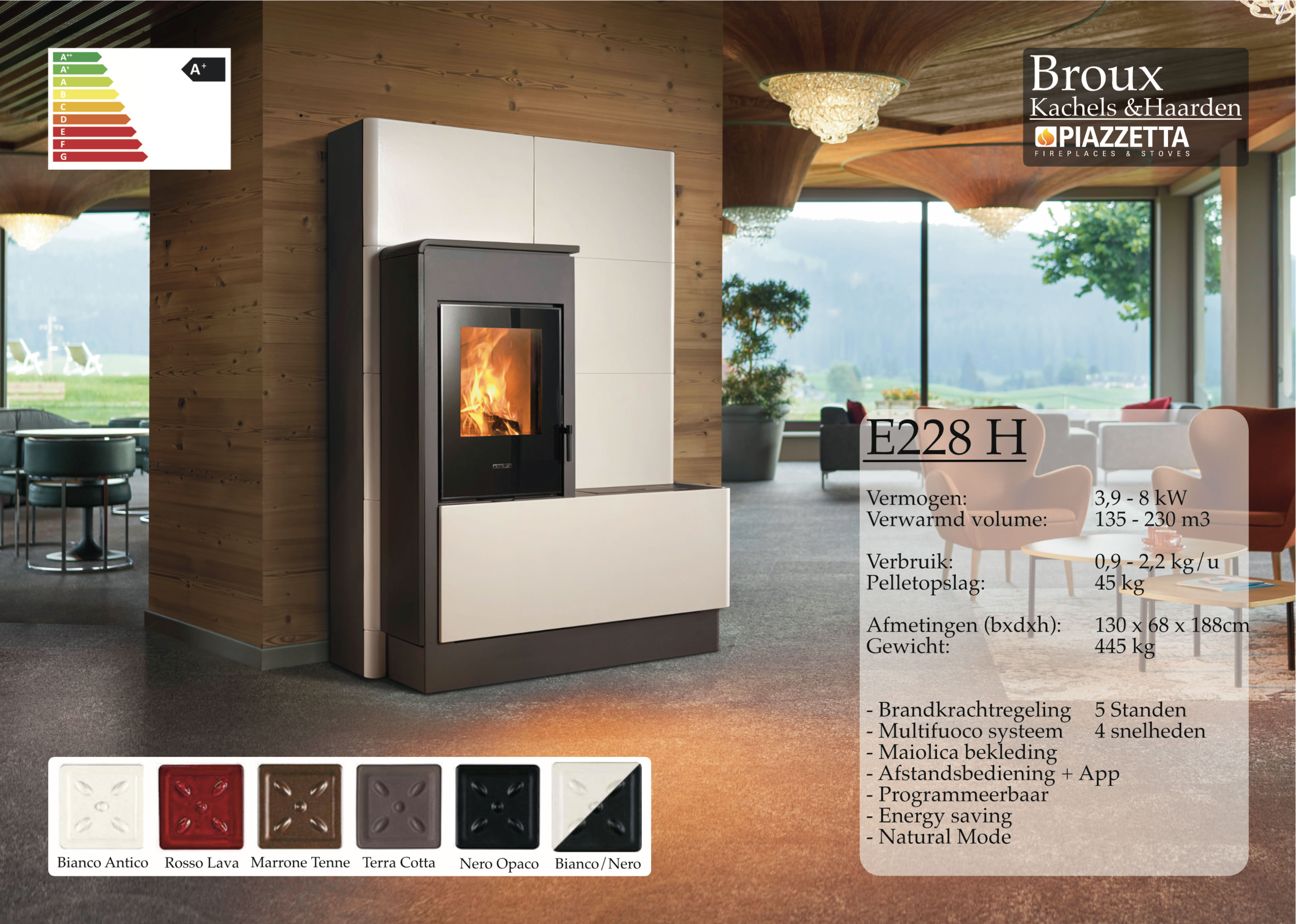 Hybride kachel Piazzetta E228H